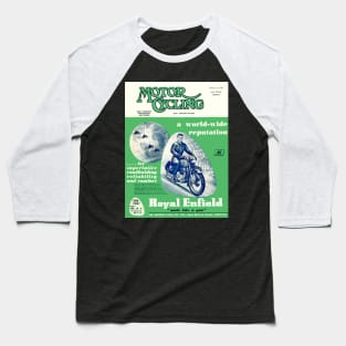 Vintage Motor Cycling Magazine Baseball T-Shirt